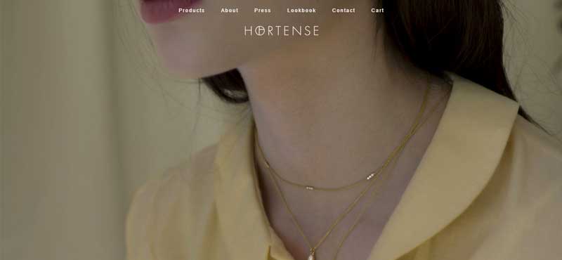 珠寶網(wǎng)站設(shè)計實例--Hortense 珠寶網(wǎng)站設(shè)計實例--Hortense
